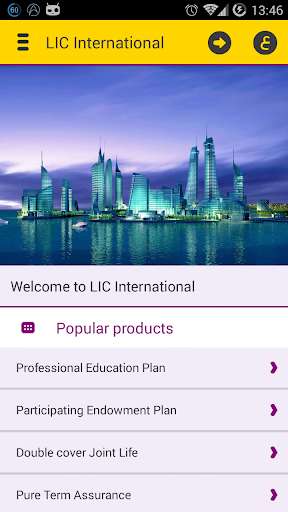 Run android online APK LIC Intl from MyAndroid or emulate LIC Intl using MyAndroid