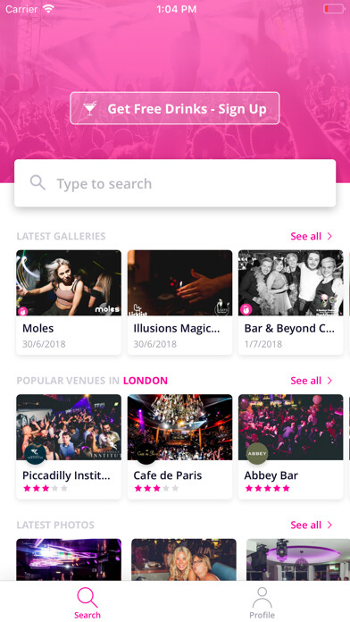 Emulate iPhone app Licklist using MyAndroid
