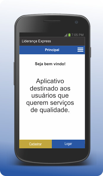 Run android online APK Liderança Log - Cliente from MyAndroid or emulate Liderança Log - Cliente using MyAndroid
