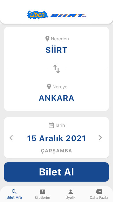 Emulate iPhone app Lider Siirt Seyahat using MyAndroid Emulate iPhone app Lider Siirt Seyahat using MyAndroid