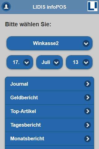 Run android online APK LIDIS infoPOS from MyAndroid or emulate LIDIS infoPOS using MyAndroid