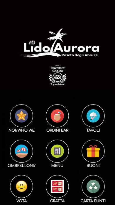 Emulate iPhone app Lido Aurora Roseto Abruzzi using MyAndroid