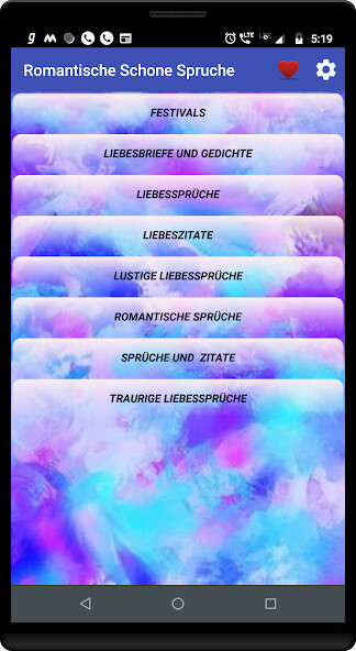 Run android online APK LiebesSprüche - Sprüche Liebe from MyAndroid or emulate LiebesSprüche - Sprüche Liebe using MyAndroid