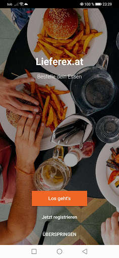 Run android online APK Lieferex.at - order food, delivery service app from MyAndroid or emulate Lieferex.at - order food, delivery service app using MyAndroid