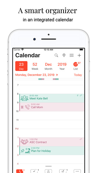 Emulate iPhone app Lifease Lite - Smart Organizer using MyAndroid