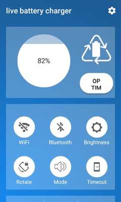 Emulate Android APK life battery charger