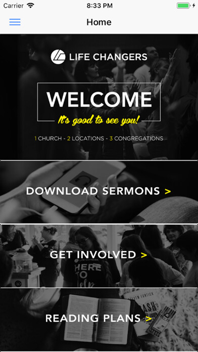Emulate iPhone app Life Changers Church Cape Town using MyAndroid Emulate iPhone app Life Changers Church Cape Town using MyAndroid