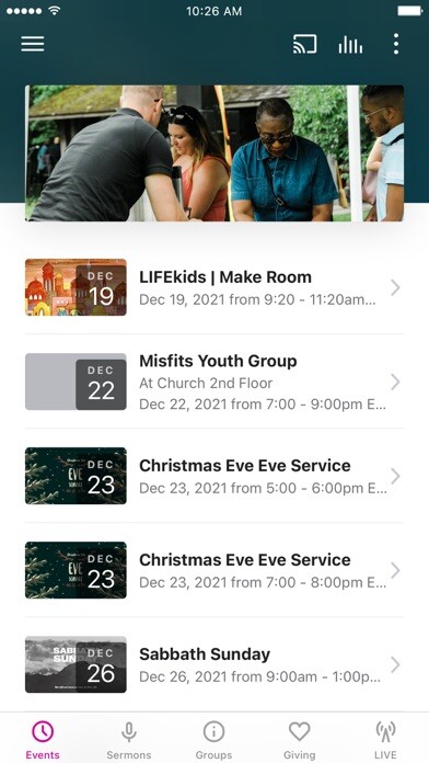 Emulate iPhone app LIFE church app using MyAndroid Emulate iPhone app LIFE church app using MyAndroid