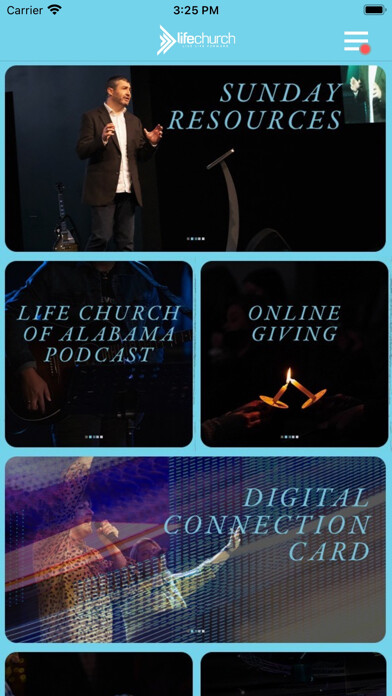 Emulate iPhone app Life Church of Alabama using MyAndroid