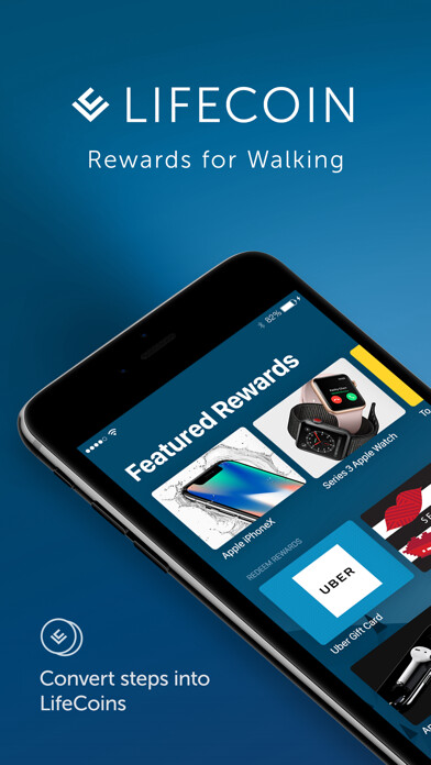 Emulate iPhone app LifeCoin - Rewards for Walking using MyAndroid Emulate iPhone app LifeCoin - Rewards for Walking using MyAndroid