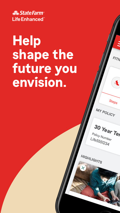 Emulate iPhone app Life Enhanced by State Farm using MyAndroid