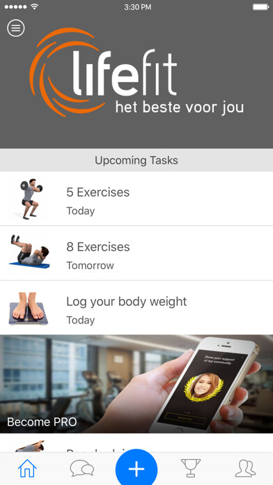 Emulate iPhone app LifeFit Haarlem using MyAndroid Emulate iPhone app LifeFit Haarlem using MyAndroid