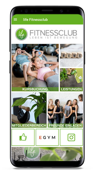 Run android online APK life Fitnessclub Amberg from MyAndroid or emulate life Fitnessclub Amberg using MyAndroid