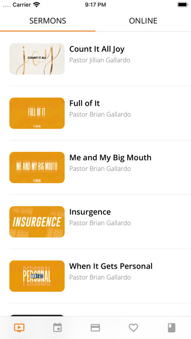 Emulate iPhone app Lifegate Church KC using MyAndroid
