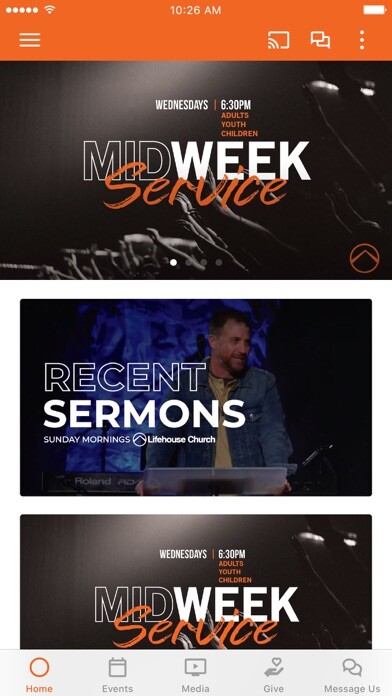 Emulate iPhone app Lifehouse Church Hastings using MyAndroid Emulate iPhone app Lifehouse Church Hastings using MyAndroid