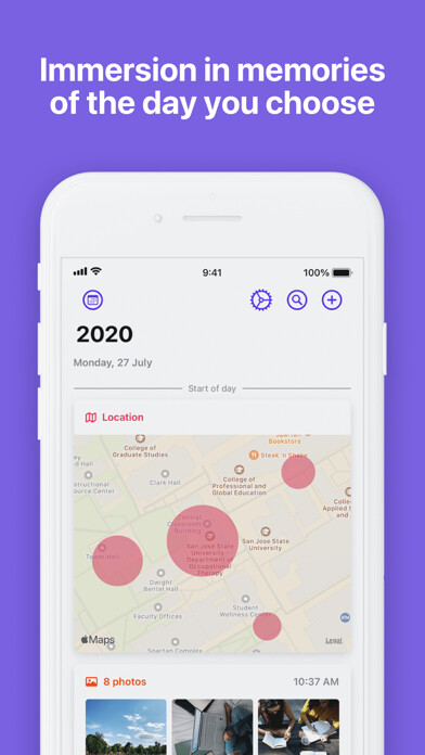 Emulate iPhone app LifeLog — personal diary using MyAndroid Emulate iPhone app LifeLog — personal diary using MyAndroid