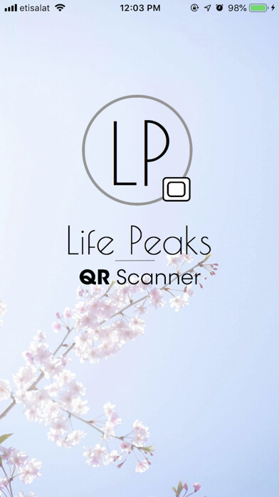 Emulate iPhone app Life Peaks QR Scanner using MyAndroid Emulate iPhone app Life Peaks QR Scanner using MyAndroid