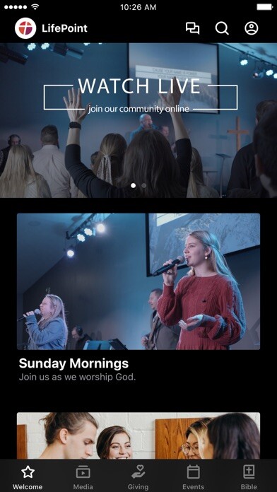 Emulate iPhone app LifePoint Bible Church using MyAndroid Emulate iPhone app LifePoint Bible Church using MyAndroid