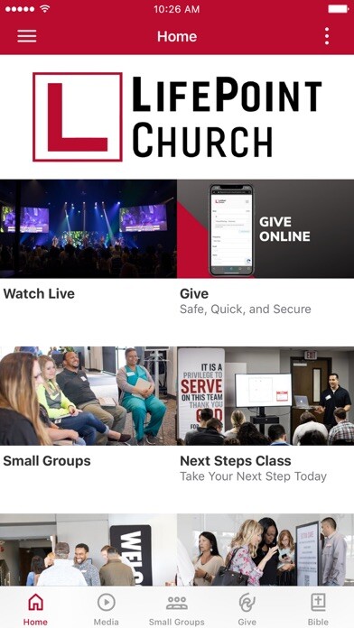 Emulate iPhone app LifePoint Church Clarksville using MyAndroid Emulate iPhone app LifePoint Church Clarksville using MyAndroid