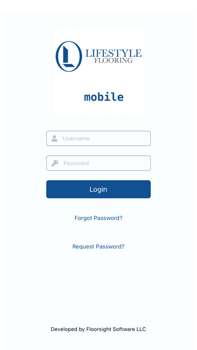 Emulate iPhone app Lifestyle Flooring Mobile using MyAndroid