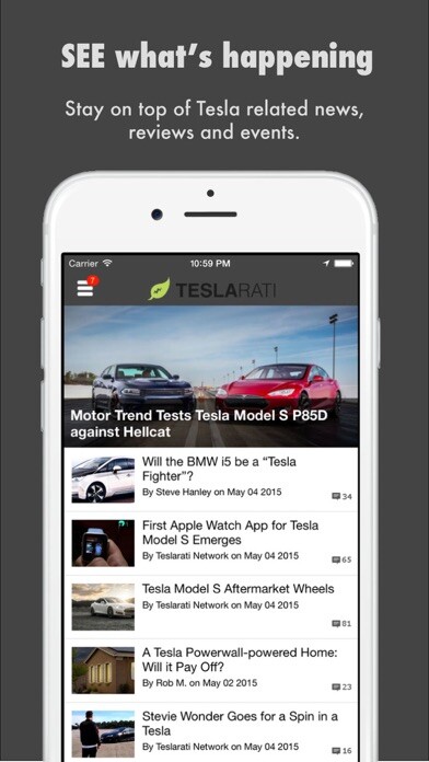 Emulate iPhone app Lifestyle for Tesla using MyAndroid