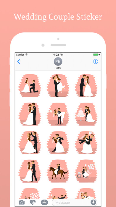 Emulate iPhone app Lifetime Wedding Stickers using MyAndroid Emulate iPhone app Lifetime Wedding Stickers using MyAndroid