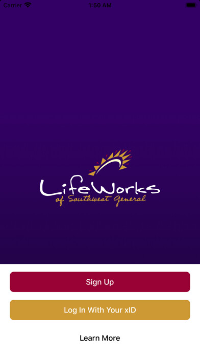 Emulate iPhone app LifeWorks of Southwest. using MyAndroid