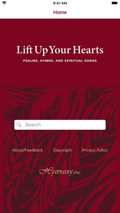 Emulate iPhone app Lift Up Your Hearts Hymnal using MyAndroid Emulate iPhone app Lift Up Your Hearts Hymnal using MyAndroid