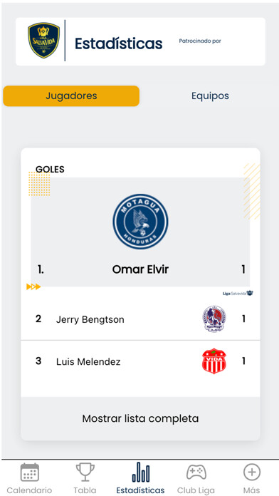 Emulate iPhone app Liga Nacional de Honduras using MyAndroid
