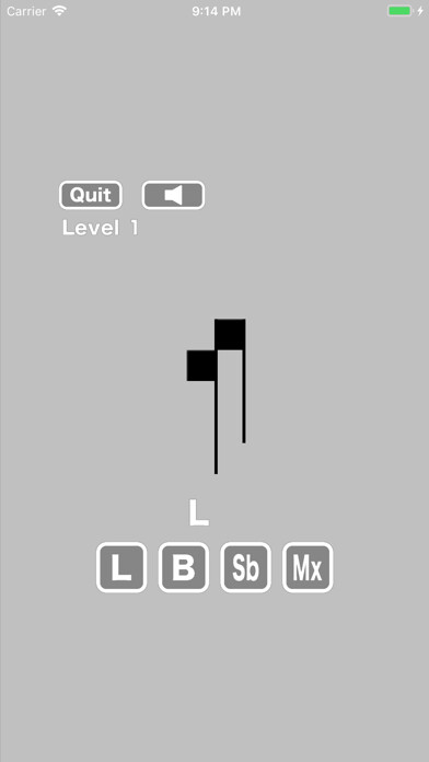 Emulate iPhone app Ligature Practice using MyAndroid