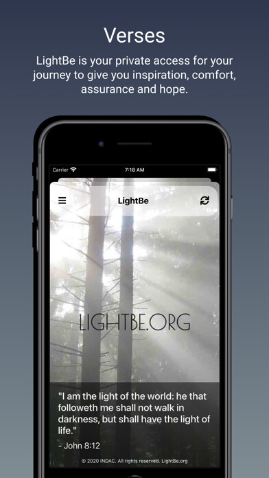 Emulate iPhone app LightBe using MyAndroid