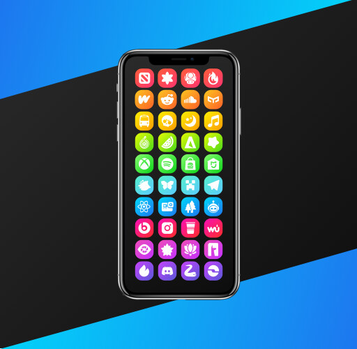 Run android online APK LightBoard XS Gradient Icons from MyAndroid or emulate LightBoard XS Gradient Icons using MyAndroid