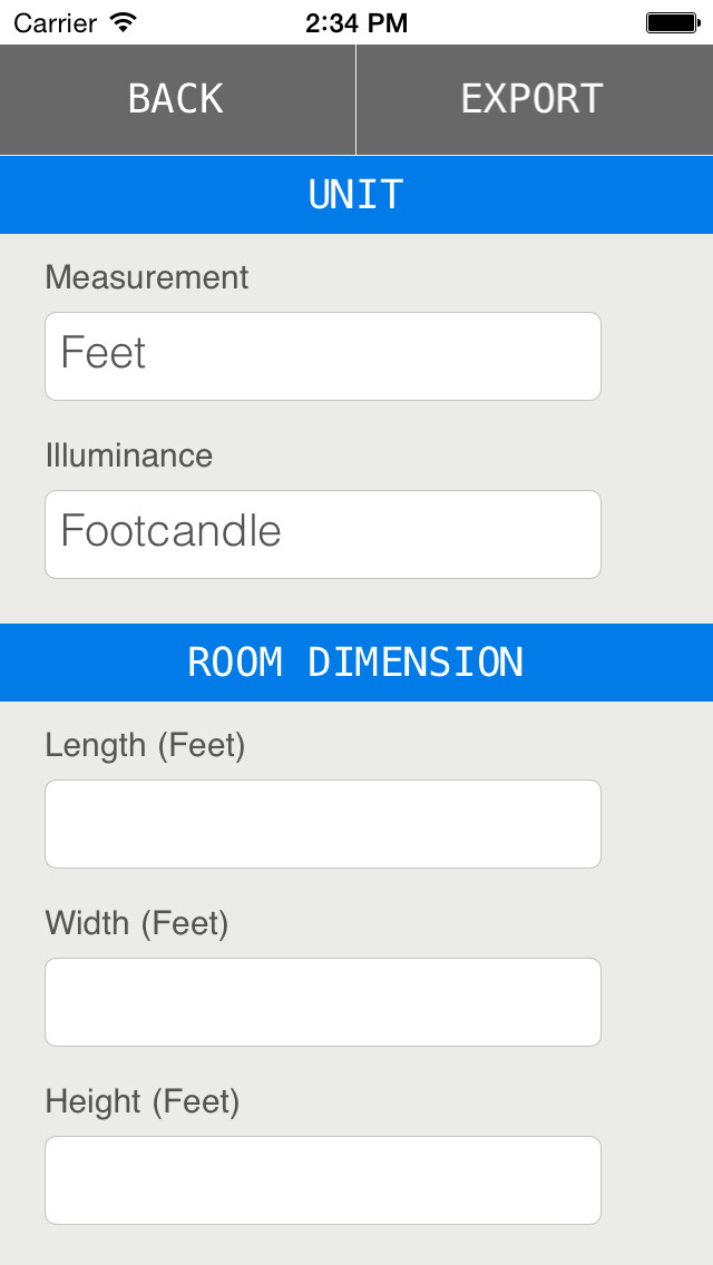 Emulate iPhone app Light Calc: Lighting Calculator for Lighting Designers using MyAndroid Emulate iPhone app Light Calc: Lighting Calculator for Lighting Designers using MyAndroid