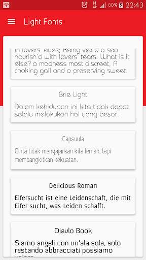 Run android online APK Light fonts for FlipFont from MyAndroid or emulate Light fonts for FlipFont using MyAndroid Run android online APK Light fonts for FlipFont from MyAndroid or emulate Light fonts for FlipFont using MyAndroid