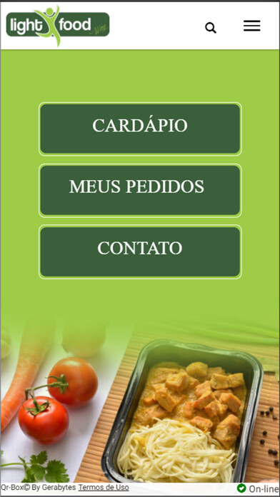Emulate iPhone app LIGHT FOOD WAY. SALVADOR using MyAndroid