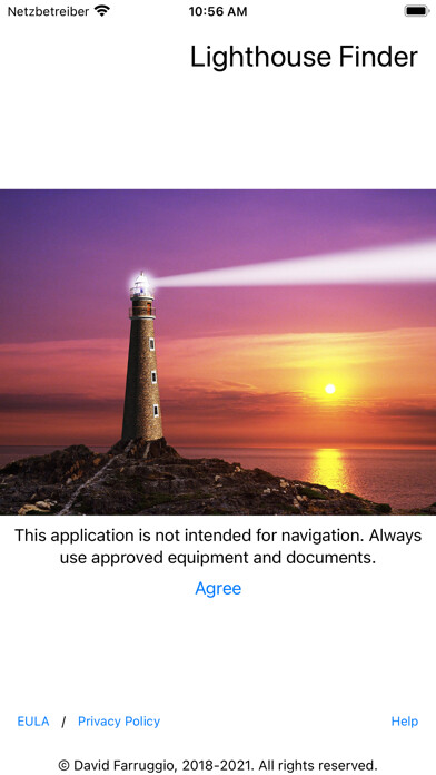 Emulate iPhone app Lighthouse Finder using MyAndroid Emulate iPhone app Lighthouse Finder using MyAndroid