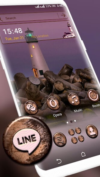 Run android online APK Lighthouse Launcher Theme from MyAndroid or emulate Lighthouse Launcher Theme using MyAndroid