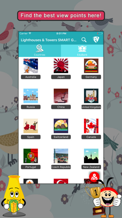 Emulate iPhone app Lighthouses & Towers SMART Guide using MyAndroid Emulate iPhone app Lighthouses & Towers SMART Guide using MyAndroid