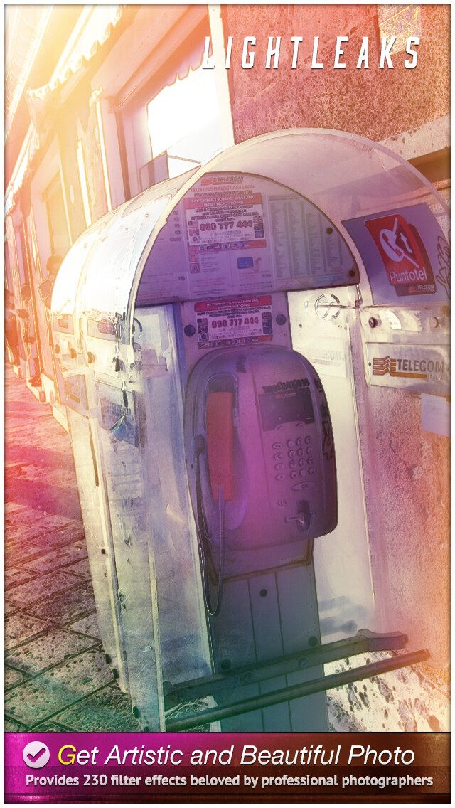 Emulate iPhone app Light Leaks using MyAndroid
