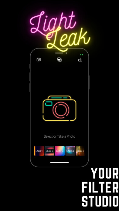 Emulate iPhone app Light Leak V: Photo Filters using MyAndroid