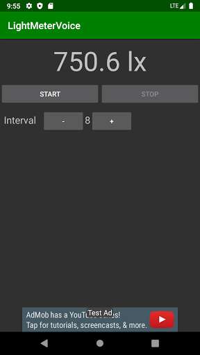 Run android online APK Light Meter Voice from MyAndroid or emulate Light Meter Voice using MyAndroid