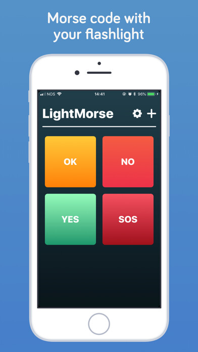 Emulate iPhone app LightMorse - Flashlighting using MyAndroid Emulate iPhone app LightMorse - Flashlighting using MyAndroid