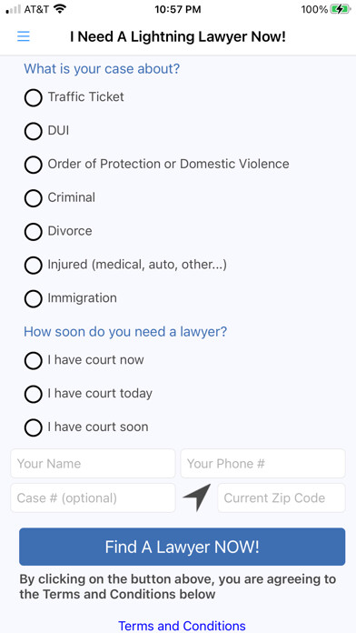 Emulate iPhone app Lightning Lawyer using MyAndroid Emulate iPhone app Lightning Lawyer using MyAndroid