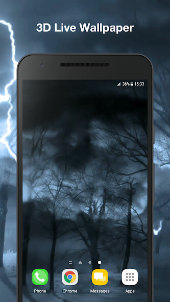Run android online APK Lightning Storm Live Wallpaper from MyAndroid or emulate Lightning Storm Live Wallpaper using MyAndroid