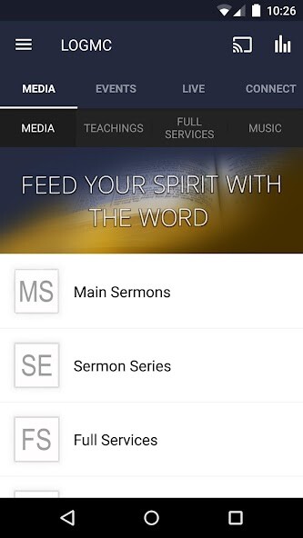 Emulate iPhone app Light of the Gospel Church using MyAndroid Emulate iPhone app Light of the Gospel Church using MyAndroid