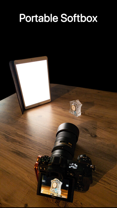 Emulate iPhone app Light Panel Pro using MyAndroid