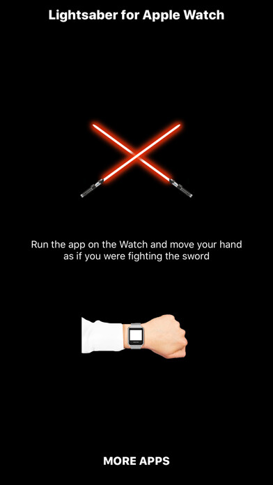 Emulate iPhone app Lightsaber for Watch using MyAndroid Emulate iPhone app Lightsaber for Watch using MyAndroid