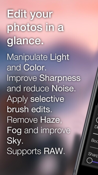 Emulate iPhone app Light Suite - RAW Photo Editor using MyAndroid