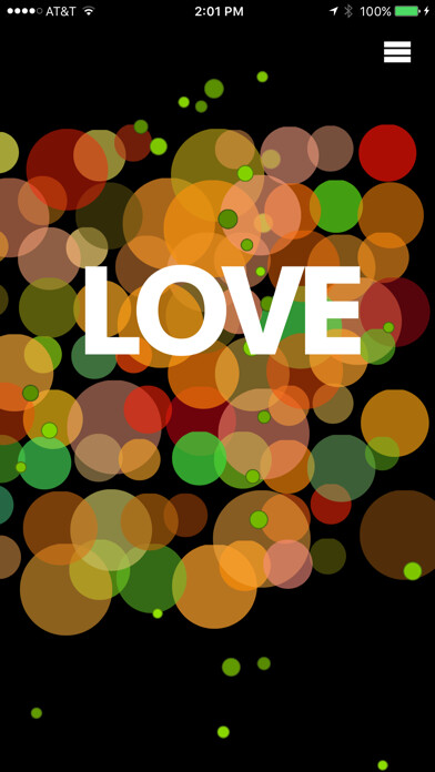 Emulate iPhone app Light Up The LOVE™ using MyAndroid