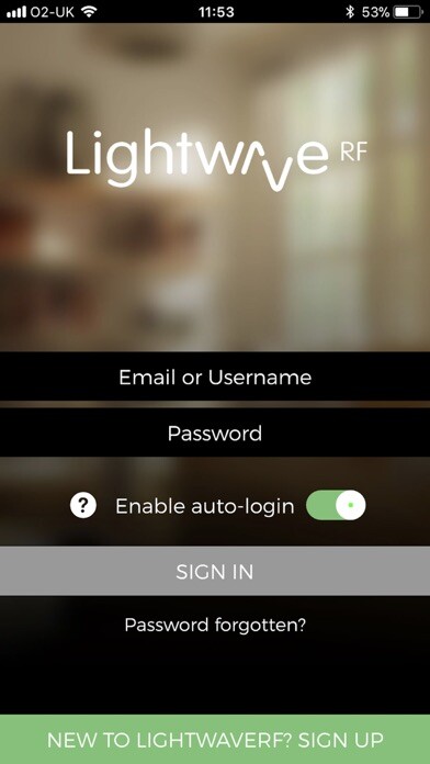 Emulate iPhone app LightwaveRF Home Automation using MyAndroid Emulate iPhone app LightwaveRF Home Automation using MyAndroid